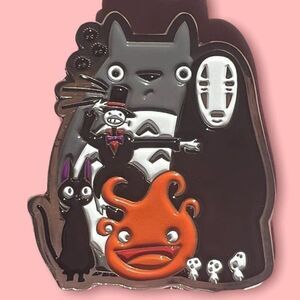 Spirited Away Howls Moving Castle Totoro Miyazaki Film Enamel Pin